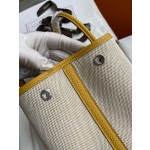 Garden part 30cm imported TC leather patchwork woven fabric