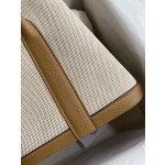 Garden part 30cm imported TC leather patchwork woven fabric