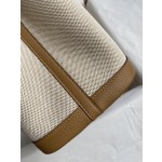 Garden part 30cm imported TC leather patchwork woven fabric