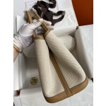 Garden part 30cm imported TC leather patchwork woven fabric