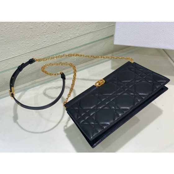 DlOR Caro Colle Noire Chain Carrying Bag