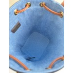 FENDI Light Blue Denim Mini Handbag Model Number: 226