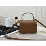 CELINE 𝗧𝗔𝗕𝗢𝗨𝒎𝒊𝒏𝒊 Padlock Full Leather Bag Model: 10L343/