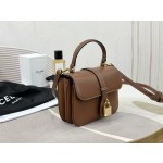 CELINE 𝗧𝗔𝗕𝗢𝗨𝒎𝒊𝒏𝒊 Padlock Full Leather Bag Model: 10L343/