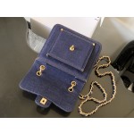 CHANEL Middle School Style Cowboy Postman Bag Model Number: 3923