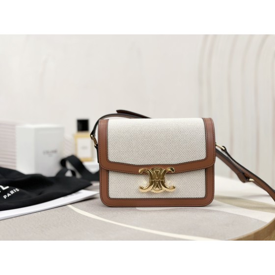 CELINE Canvas Collar Leather Model: 188882