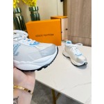 Louis Vuitton Run 55 sneaker with patchwork mesh fabric