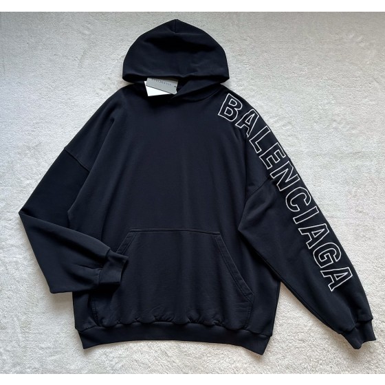 Balenciaga New Large Letter Embroidery Set • Hoodie
