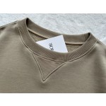 Dior three-dimensional diamond C * D micro embroidered round neck sweater