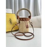 FENDI Natural Grass Woven Mini Handbag Model Number: 226
