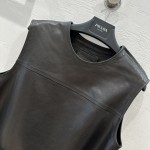 Prada genuine leather vest vest skirt