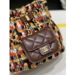 CHANEL 23A Advanced Handicraft Workshop Series Bucket Mother Double Backpack