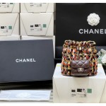 CHANEL 23A Advanced Handicraft Workshop Series Bucket Mother Double Backpack