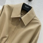 Prada lambskin short lapel jacket jacket jacket