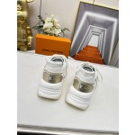 Louis Vuitton Run 55 sneaker with patchwork mesh fabric