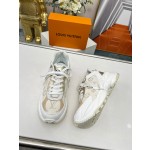 Louis Vuitton Run 55 sneaker with patchwork mesh fabric