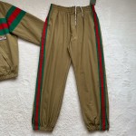 Gucci Classic Red and Green Ribbon Set Pants