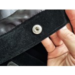 Prada all black flocked jacket