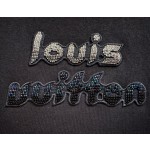 Louis Vuitton Heavy Industries Metal Badge Gradual Beaded Round Neck Short Sleeve