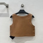 Prada Functional Temperament Women's Team Style Short Tank Top