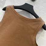 Prada Functional Temperament Women's Team Style Short Tank Top