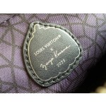 LOUIS VUITTON Trio Mailman Bag Black Flower Black Skin Pumpkin Screen Printing Grass Room Maisheng Style