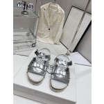 Prada Roman woven thick sole rubber sandals