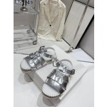 Prada Roman woven thick sole rubber sandals