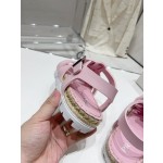 Prada Roman woven thick sole rubber sandals