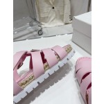 Prada Roman woven thick sole rubber sandals