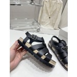 Prada Roman woven thick sole rubber sandals