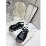 Prada Roman woven thick sole rubber sandals
