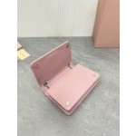 MIU MIU 5BP065 # Classic logo Matelasse pleated pattern