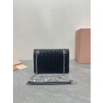 MIU MIU 5BP065 # Classic logo Matelasse pleated pattern