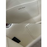 MIU MIU 5BP065 # Classic logo Matelasse pleated pattern