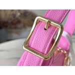 LOUIS VUITTON M82487 Rose Red Mini Moon Handbag