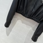 Prada lambskin short lapel jacket jacket jacket