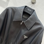 Prada lambskin short lapel jacket jacket jacket