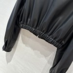 Prada lambskin short lapel jacket jacket jacket