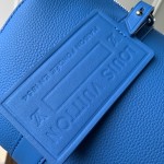 Louis Vuitton M22486 blue full leather men's bag pillow bag series