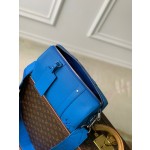 Louis Vuitton M22486 blue full leather men's bag pillow bag series