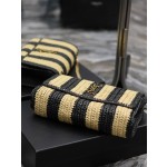 SAINT LAURENT Lafite Straw Weaving Process Chain Package Model Number: 553804