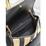 SAINT LAURENT Lafite Straw Weaving Process Chain Package Model Number: 553804