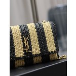 SAINT LAURENT Lafite Straw Weaving Process Chain Package Model Number: 553804