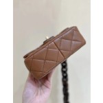 CHANEL Peach Wood CF Mini Bag AS416500158