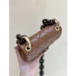 CHANEL Peach Wood CF Mini Bag AS416500158