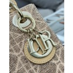 Dior Triple Embroidery Bead Tube Gold