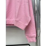 MARni brush printed logo round neck loose fitting sweater