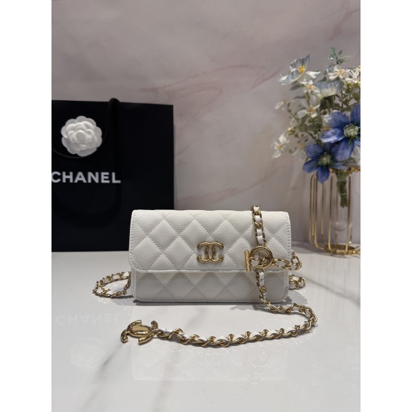 CHANEL 23b Adjustable Chain Mobile Case