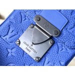 𝐋𝐎𝐔𝐈𝐒𝐕𝐔𝐈𝐓𝐓𝐎𝐍 M82568 Blue S-Lock Vertical Mini Handbag